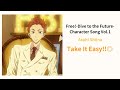 Asahi - Take It Easy!!◎ (90% OFF VOCAL) Lyrics Video Free! Dive to the Future Character Song Vol.1