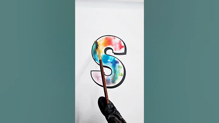 Alphabet "S" | Colors| #satisfying #ytshorts #shorts #viralshorts #colors #colormixing #mixingcolor