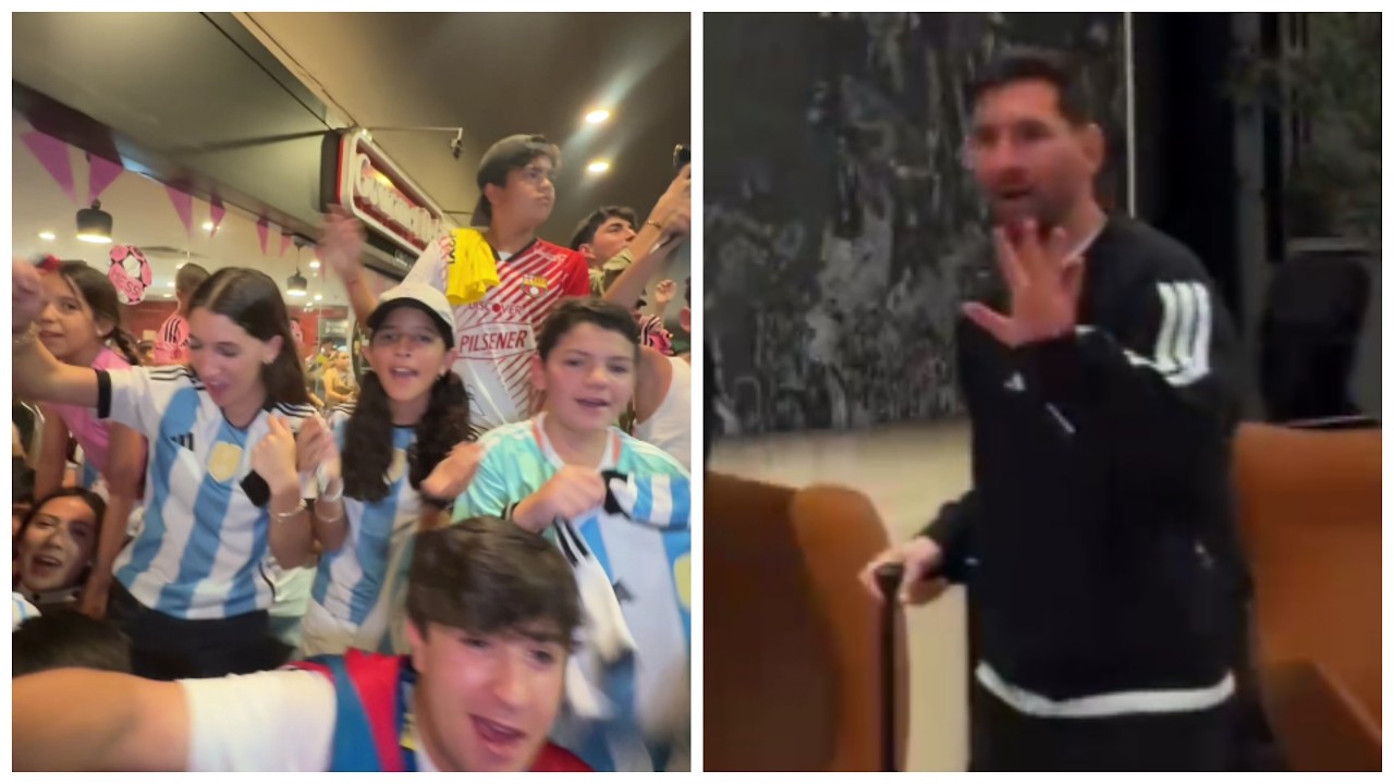 Месси-мания: тысячи эквадорских болельщиков приветствуют приезд Месси перед матчем Майами — Барсе...