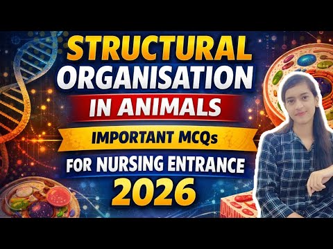 Structural Organisation in Animals | Important MCQs for Nursing ...