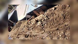 Se deslavó un cerro en asunción Mixtepec, dejó múltiples daños materiales