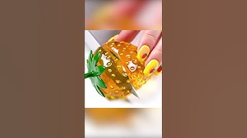 Cleanest ASMR Cut Ever | Ultra-Smooth Knife Slice in AI Visual Loop #calming #jellycutting