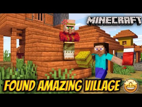 I Founded Village | Minecraft PE Gameplay #2 - YouTube