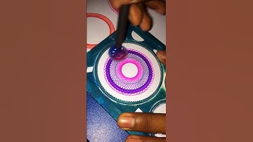 spirograph art design shorts #spiroart #art #spirographdrawing #asmr