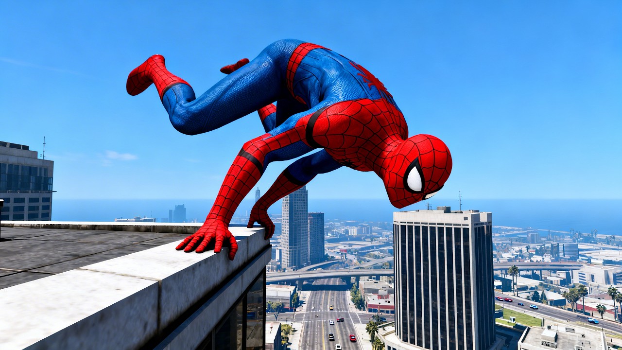 Spider-Man’s Wildest GTA 5 Stunt Attempts 😱 | Massive Jump Fails Compilation