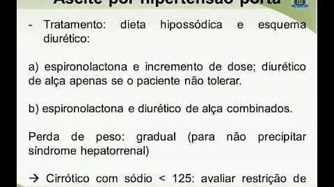 Quando drenar ascite?