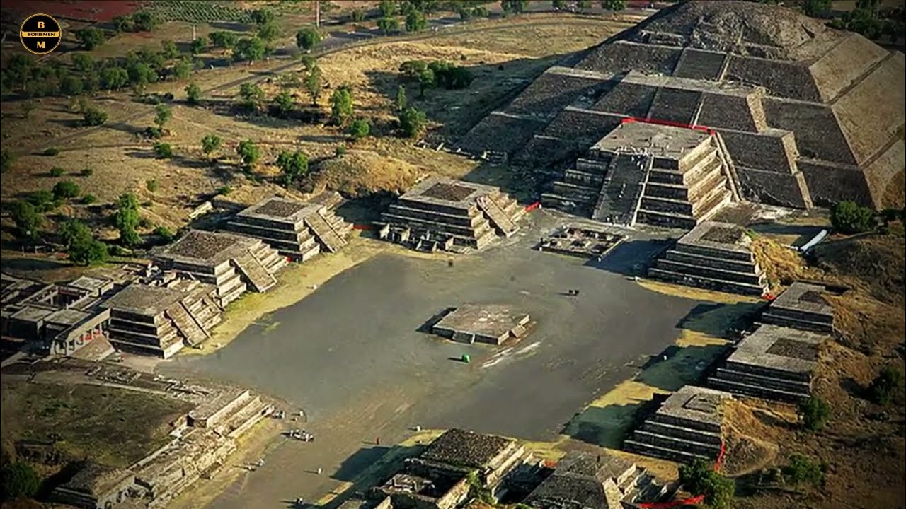 vista aerea de teotihuacán