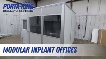 Modular Inplant Office Installation | Porta-King Building Systems