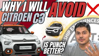 Tata Punch or Citroen C3 | Citroen C3 pros and cons | @autocritic