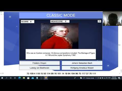"Guess Who?" - An Offline Multiple Choice Trivia Game using Fisher Yates-Shuffle Algorithm (Demo)
