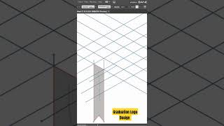 Graduation logo design in Adobe illustrator tutorial 🔥 #logodesigncourse #logo #logodesign #logo