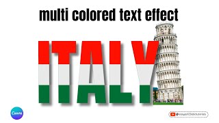 Celebrity Create Multi Color Text Canva Tutorial step by step for beginners Net Worth