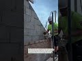 Perfect Brick Slip Wall Installation #brickwork #construction #masonry