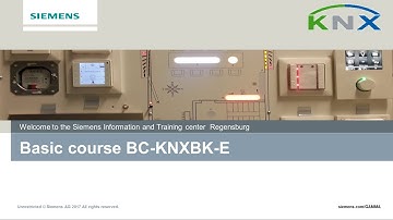 Siemens KNX basic course chapter 01: General / Introduction