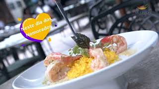 Camarão Ao Champagne Com Risotto Milanês - Due Cuochi