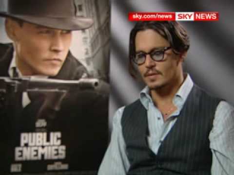 Public Enemies: Johnny Depp Talks To Sky News