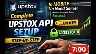 Run Upstox API WebSocket on Android No Server Needed #UpstoxAPI #AlgoTrading #Trading #PythonTrading