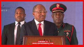 PRESIDENT MWINYI'S STATEMENT TODAY BEFORE ACT LEADERS