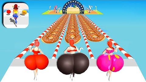 Butt Clash Gameplay All Levels iOS, Android Walkthrough Mobile Game Body Update Big Level FSTEO