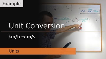 Converting kilometers per hour to meters per second