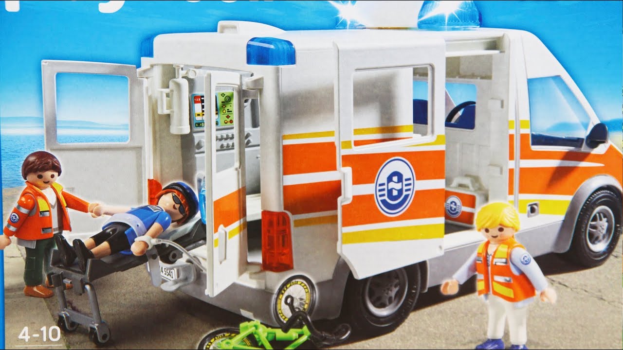 Ambulance with Siren / Ambulans z Syreną 5541 Playmobil www