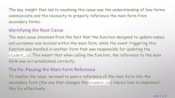 Troubleshooting Function Execution in C#  WinForms Applications