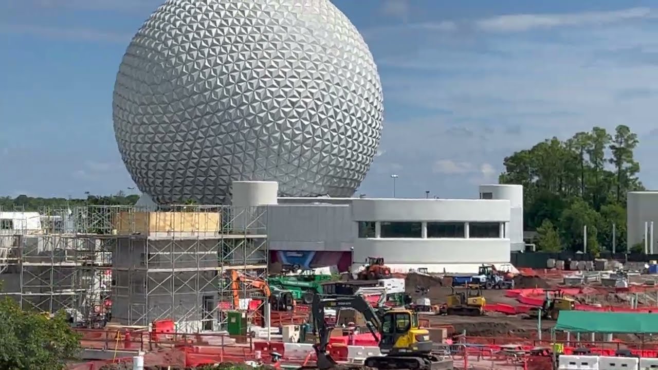 EPCOT Construction Update MID SEPTEMBER 2022 | Moana Journey Water | Walt Disney World Monorail 
