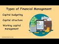 3 Types of Financial Management