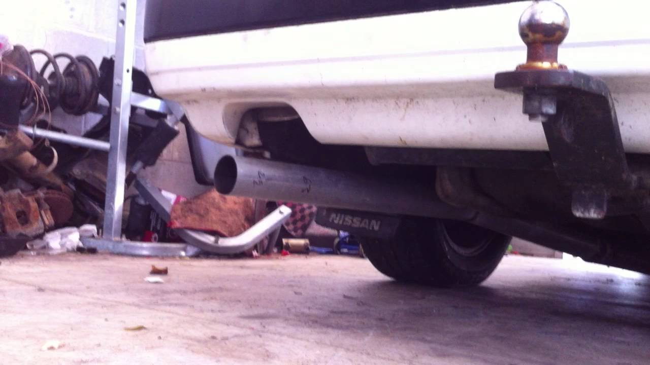 z31 2.5 inch piping all way through sound test from behind car YouTube