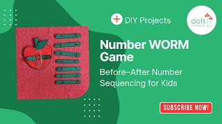 Number Worm Apple Game Beforeafter Number Sequencing For Kids