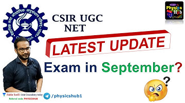 Latest Update Regarding CSIR-NET 2021 June Exam | What to do now | Physics Hub