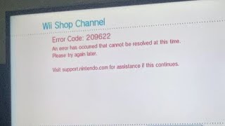 How To Fix WiiMart Error Code 209622?