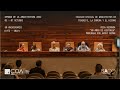 SEMANA DE LA ARQUITECTURA 2022 — Mesa de debate "50 años de historia"