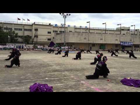 南葛飾高校 2015/5/25紫団応援団