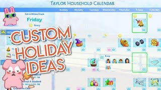 summer-music-festival-simic-con-family-shopping-day-and-more-my-custom-holidays-the-sims-4-youtube