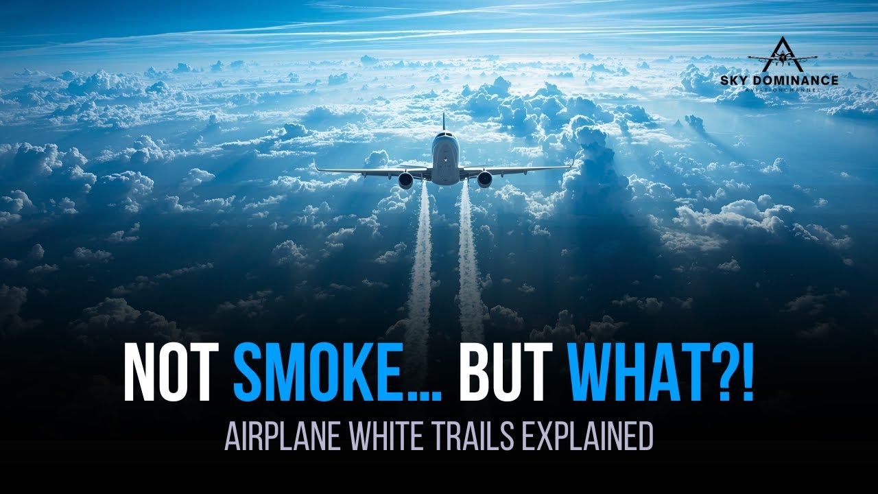 The Truth Behind Those White Lines Planes Make | Sky Dominance Official