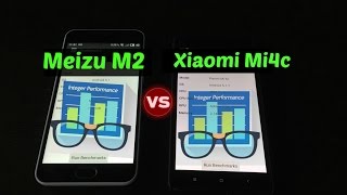 Xiaomi mi4c VS Meizu m2 mini Geekbench test