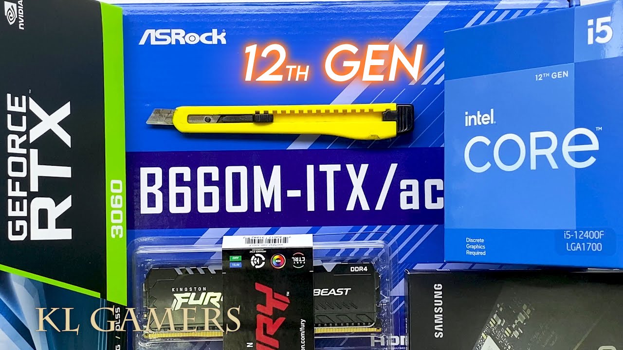 CPU Intel Core i5-12400F ASRock B660M-ITX/ac intel Core i5 12400F ASRock B660M-ITX ac ZOTAC GAMING RTX3060