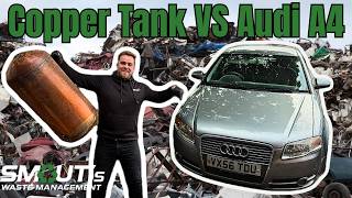 This Makes NO Sense… Copper Tank vs Audi A4 Scrap Value