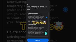 how to Threads  account delete #education #motivation #trending #delete #threads