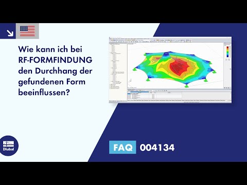 [EN] FAQ 004134 | Wie kann ich bei RF-FORMFINDUNG den Durchhang der gefundenen Form beeinflussen?