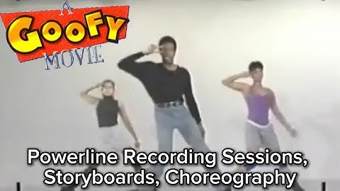 Powerline - Stand Out, & I2I Choreography -, Storyboards, & Recording Session (1993) - A Goofy Movie