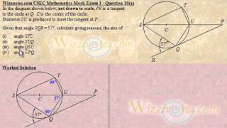 Mathematics:Mock Exam 1 Q10(a) Solution