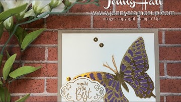 Large die cut projects using Stampin Up products with Jenny Hall