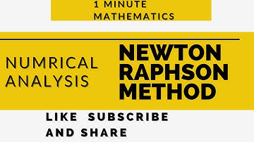 Newton raphson method | numerical analysis |