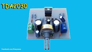 How To Make Audio Amplifier Using Tda2030