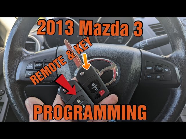 Free Key Fob Remote Programming Instructions for a 2005 Mazda 3 - YouTube