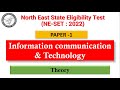 Assam SLET | Information communication & Technology North East State Eligibility Test  (NE-SET 2022)