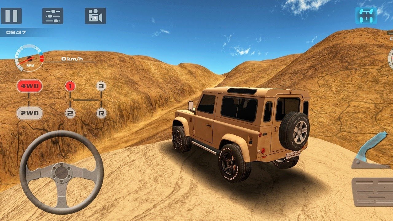 🚘Offroad Drive Desert Gameplay | Realistic Car Physics + Damage | SUV Defender🏜️