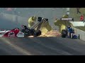DOUG KALITTA AND TONY STEWART CRASH AT #READINGNATS
